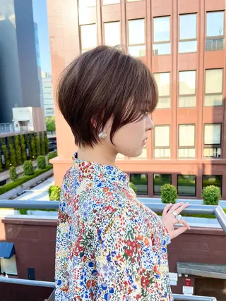 ショート 江崎 良のヘアスタイル