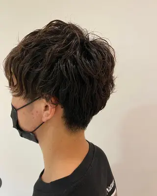 パーマ メンズ 🫧顔周りカット 🫧樫村優香のヘアスタイル