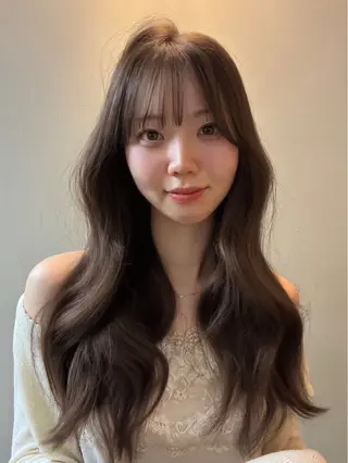 ロング カラー nanami🏷🤎 ベージュのヘアスタイル