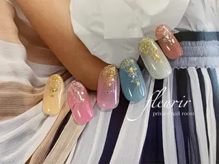 ネイル フルリール 【プライベートサロンのネイルデザイン