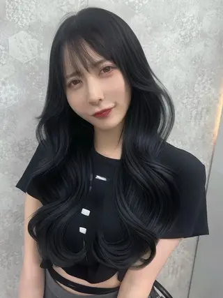 ロング カラー ヘアアレンジ メンズ ダブルカラー特化💍 tiam💍韓国ヘアのヘアスタイル