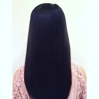 ロング 元重 宣博のヘアスタイル