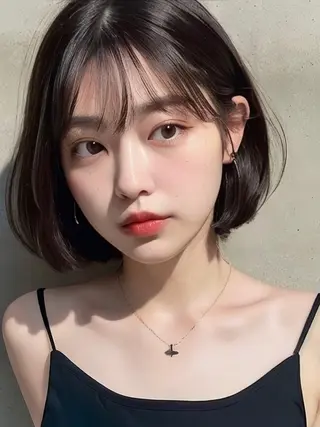 ショート 岡本葵子カットモデル ┊束感マツエクのマツエク・マツパデザイン