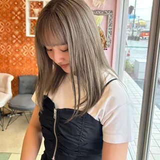 ロング カラー レイヤー/ブリーチ/ 渋谷/ルル🌿のヘアスタイル