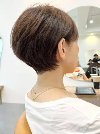 ショート f A ture.所属・《カット¥0》 朝山良徳のヘアスタイル