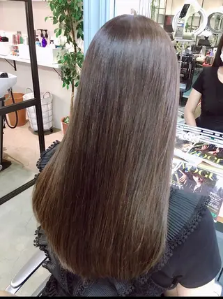 ロング カラー 似合わせ×透明感 カラー🤍MAOのヘアスタイル