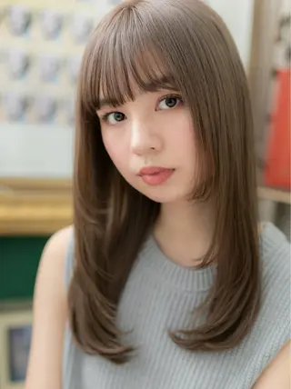 ロング カラー 艶髪カラー🤍ྀི 強矢　美紗希🩷ྀིのヘアスタイル