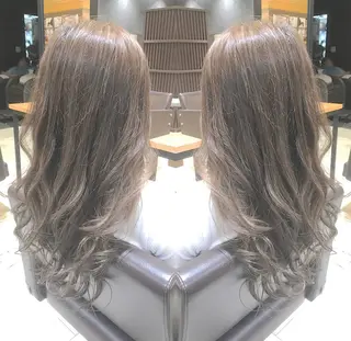 ロング カラー パーマ ヘアアレンジ メンズ キッズ ネイル マツエク・マツパ EnBlesS西宮 マンツーマン神道有基のヘアスタイル