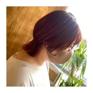 ショート カラー 小國 綾かのヘアスタイル