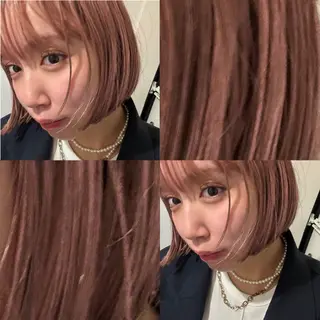 ショート カラー ブリーチなしカラー/ パーマ/おとは🦖♡のヘアスタイル