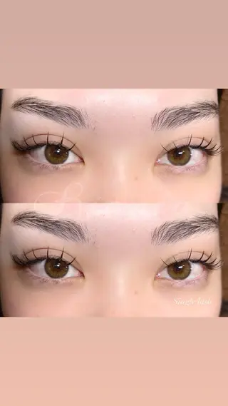 マツエク・マツパ Bianca 川口 ami⟡.·のマツエク・マツパデザイン