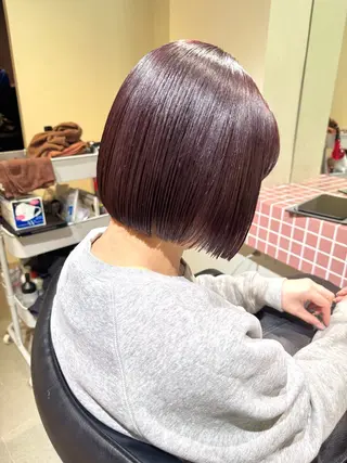 ショート カラー 髪質改善マスター 長尾勇弥/梅田中津のヘアスタイル