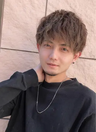 ショート カラー パーマ ヘアアレンジ メンズ メンズ似合わせ🪞 副店長 kotoriのヘアスタイル