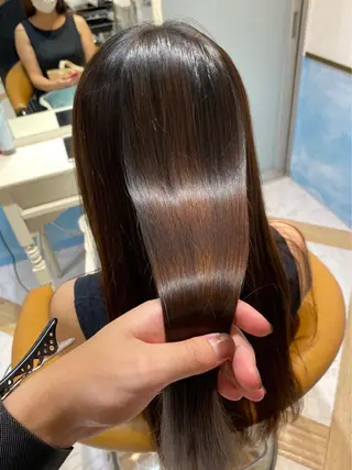 ロング ✨縮毛矯正✨レイヤー ホウダカズヒロのヘアスタイル