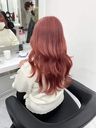 セミロング カラー メンズ特化/上野 暖色カラー ダイチのヘアスタイル