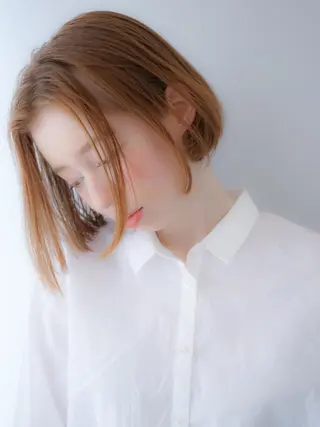 ミディアム カラー レイヤーカット✂️ 横浜No1♡下鳥翔子のヘアスタイル