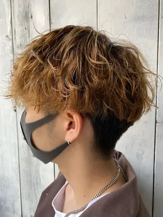 ショート パーマ メンズ メンズカットパーマ ✂️ JOYAのヘアスタイル