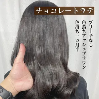 セミロング カラー パーマ ヘアアレンジ 年間1500人担当 代表 南一路のヘアスタイル