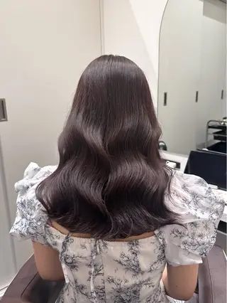 セミロング カラー 矢野 晃平のヘアスタイル