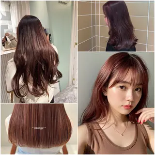 ミディアム カラー LOVESTOIKE 井上つぐみ/透明感のヘアスタイル