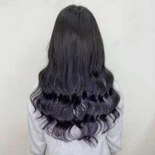 セミロング カラー KEISUKE🐶 カラー✨エクステのヘアスタイル