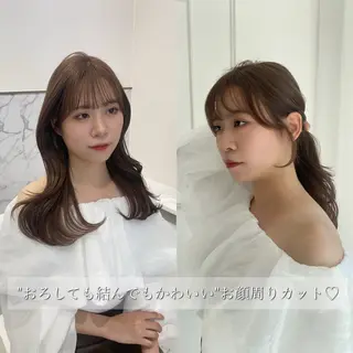 ロング カラー ParveMix 🪽鳥取彩花のヘアスタイル