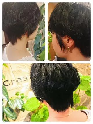ショート 清水 旭美のヘアスタイル