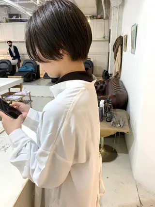 ショート ダブルカラー/透明感 💈JUNYA💈のヘアスタイル