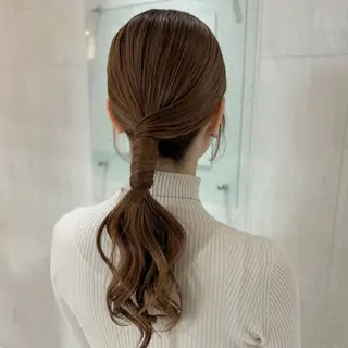 ロング ヘアアレンジ kotone🦋 艶髪/似合わせカラーのヘアスタイル