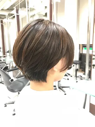 ショート 大石 さやかのヘアスタイル