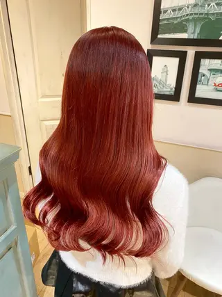 ロング カラー 店長✨髪質改善✖️ 透明感カラー／純大のヘアスタイル