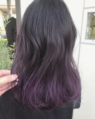 ミディアム 山内 悠のヘアスタイル