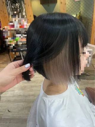 ショート カラー セキ ユキ🦋のヘアスタイル