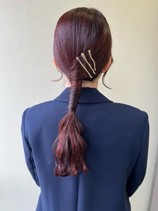 ヘアアレンジ レイヤーカット 🇰🇷SAYAのヘアスタイル