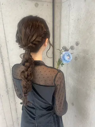 ロング ヘアアレンジ Reve  resort所属・美髪× ヘアセット✨Araiのヘアスタイル