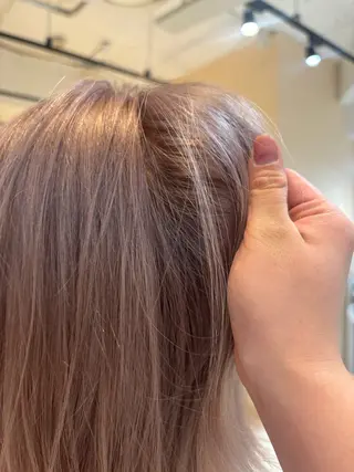 カラー ブリーチなしカラー/ パーマ/おとは🦖♡のヘアスタイル
