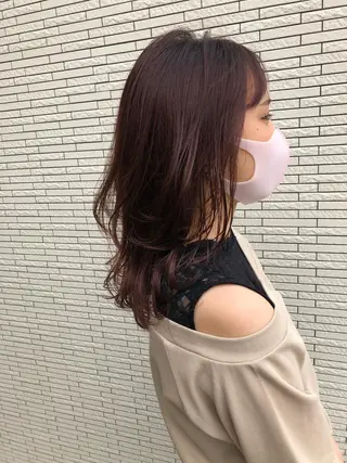 ミディアム カラー クドウレイ fifth渋谷のヘアスタイル