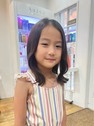ロング ヘアアレンジ キッズ 💖ダブルカラー/ ヘアセット/晴香💖のヘアスタイル