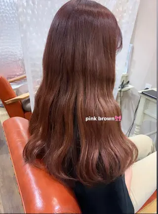 ロング Himawari♡ 柔らかいカラーのヘアスタイル