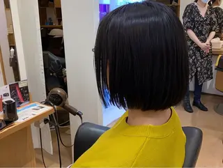 ショート パーマ 秋山知穂🧸縮毛矯正 ショート新越谷南越谷のヘアスタイル