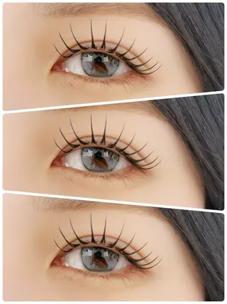 マツエク・マツパ ribbon水戸店所属・原田 美波のマツエク・マツパデザイン