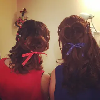 ヘアアレンジ ヘアセット CAnameのヘアスタイル