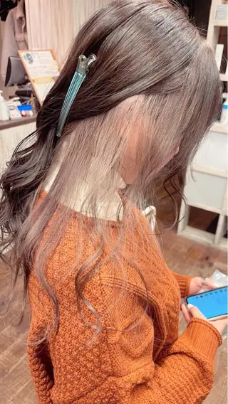 セミロング カラー ハヤシカズキ/カラー ✂/メンズパーマのヘアスタイル