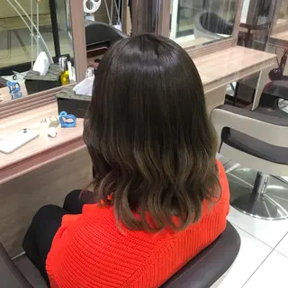 ミディアム カラー ヘアセット/メンズ パーマChihoのヘアスタイル