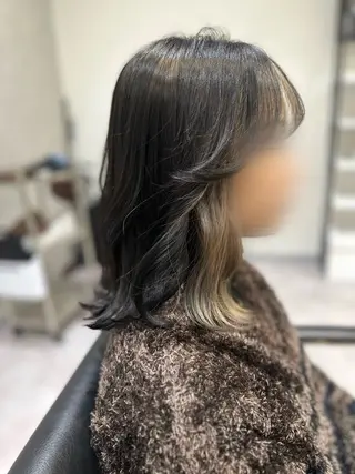 ミディアム カラー 癖毛改善縮毛矯正 /中山なかやまのヘアスタイル