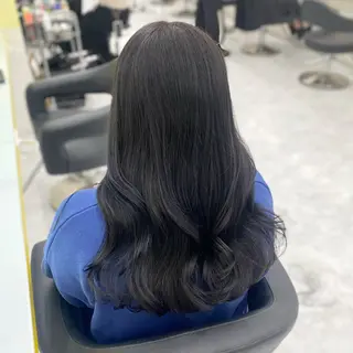 ロング カラー パーマ ヘアアレンジ メンズ キッズ 💖横浜ブリーチなし 💖MIHOのヘアスタイル
