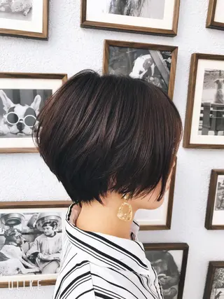 ショート 安藤 沙妃のヘアスタイル