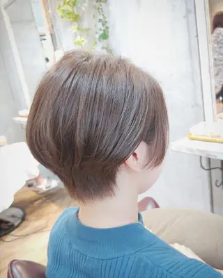 ショート カラー パーマ ヘアアレンジ 6月オープン♪豊見城 Lodattu✁清水のヘアスタイル