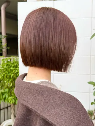 ミディアム 角岡 真帆のヘアスタイル