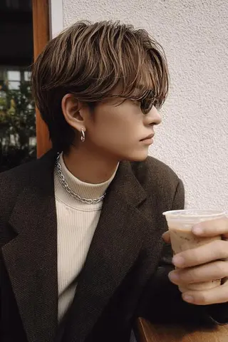 ミディアム カラー メンズ Luana 【公式】 / メンズのヘアスタイル